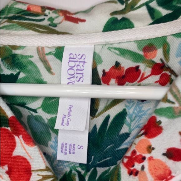 STARS Above Small New Perfectly Cozy Flannel Pajama Top - Picture 5 of 6